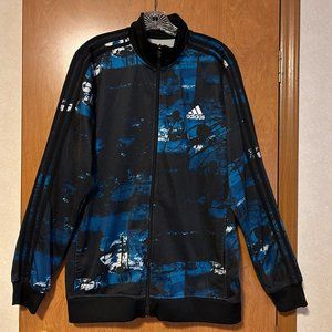 Mens ADIDAS Essentials Sz L Multi-Color Athletic Activewear Jacket